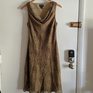Vintage Ann Taylor Leopard Dress